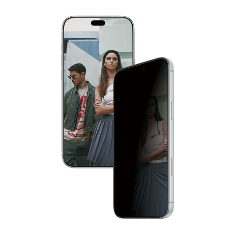iPhone 18 Pro Max - SAFE by PanzerGlass Ultra-Wide Fit m. EasyAligner - Skærmbeskyttelse - Privacy - Gennemsigtig