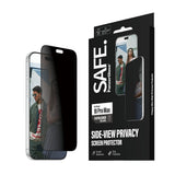 iPhone 18 Pro Max - SAFE by PanzerGlass Ultra-Wide Fit m. EasyAligner - Skærmbeskyttelse - Privacy - Gennemsigtig