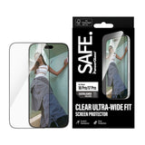 iPhone 18 Pro / 17 Pro - SAFE by PanzerGlass Ultra-Wide Fit m. EasyAligner - Skærmbeskyttelse - Gennemsigtig