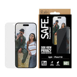 SAFE by PanzerGlass - iPhone Air - Ultra-Wide Fit Skærmbeskyttelse - Privacy Funktion - Gennemsigtig