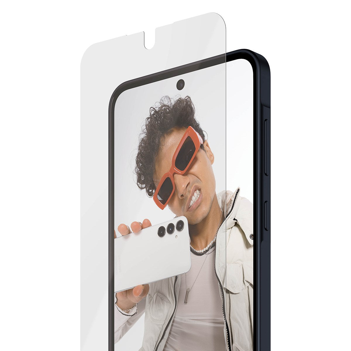 Samsung Galaxy A37 - SAFE by PanzerGlass Ultra-Wide Fit m. EasyAligner - Skærmbeskyttelse - Gennemsigtig