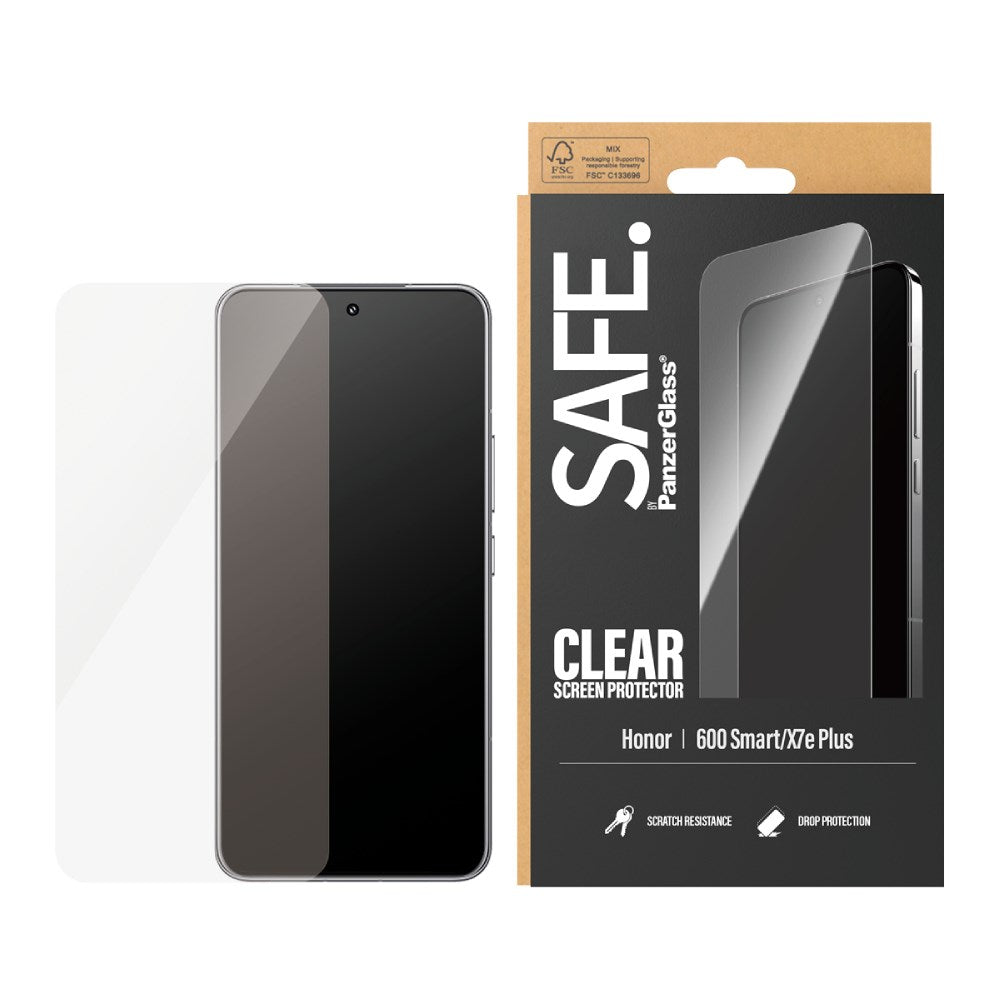 SAFE. by PanzerGlass Honor 600 Smart Hærdet Glas Skærmbeskyttelse - Gennemsigtig