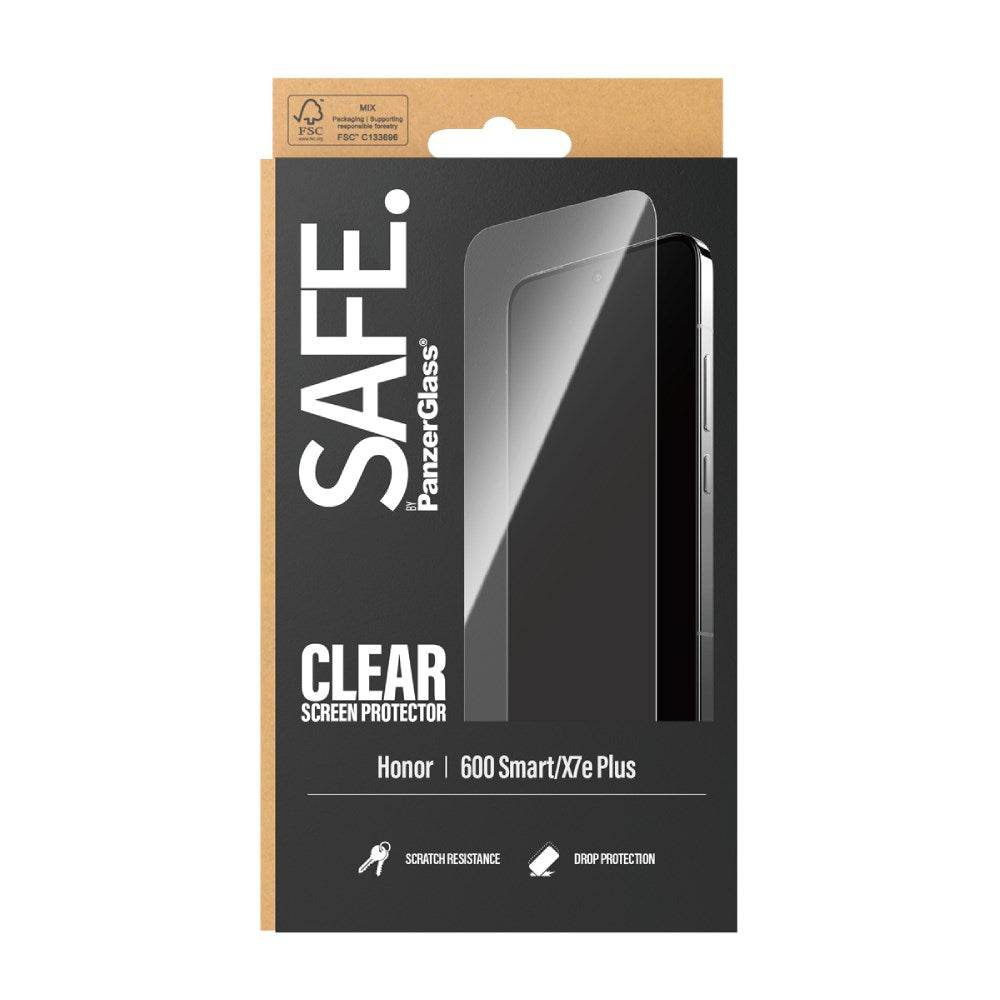 SAFE. by PanzerGlass Honor 600 Smart Hærdet Glas Skærmbeskyttelse - Gennemsigtig