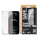 iPhone 12/12 Pro - SAFE by PanzerGlass Edge-to-Edge Fit Skærmbeskyttelse - Gennemsigtig/Sort Kant