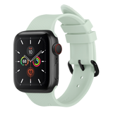 Apple Watch (38/40/SE/41/42mm) Native Union Curve Strap Sage Silikone Rem - Grøn