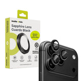 Mobile Origin iPhone 18 Pro / 18 Pro Max Sapphire Kameralinseglas - Sort