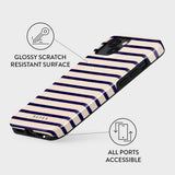 Burga iPhone 14 Tough Fashion Cover - MagSafe Kompatibel - Old Money