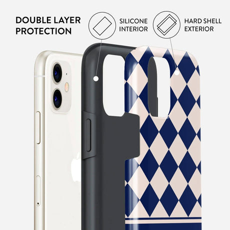 Burga iPhone 11 Tough Fashion Cover - Check & Mate