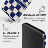 Burga iPhone 12 / 12 Pro Tough Fashion Cover - Check & Mate