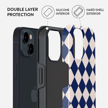 Burga iPhone 13 Tough Fashion Cover - Check & Mate