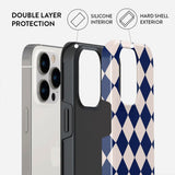 Burga iPhone 14 Pro Tough Fashion Cover - Check & Mate