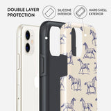 Burga iPhone 11 Tough Fashion Cover - Derby Race