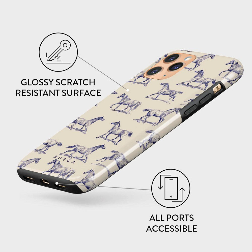 Burga iPhone 11 Pro Tough Fashion Cover - Derby Race