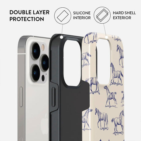 Burga iPhone 13 Pro Tough Fashion Cover - Derby Race