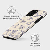 Burga iPhone 15 Pro Tough Fashion Cover - Derby Race