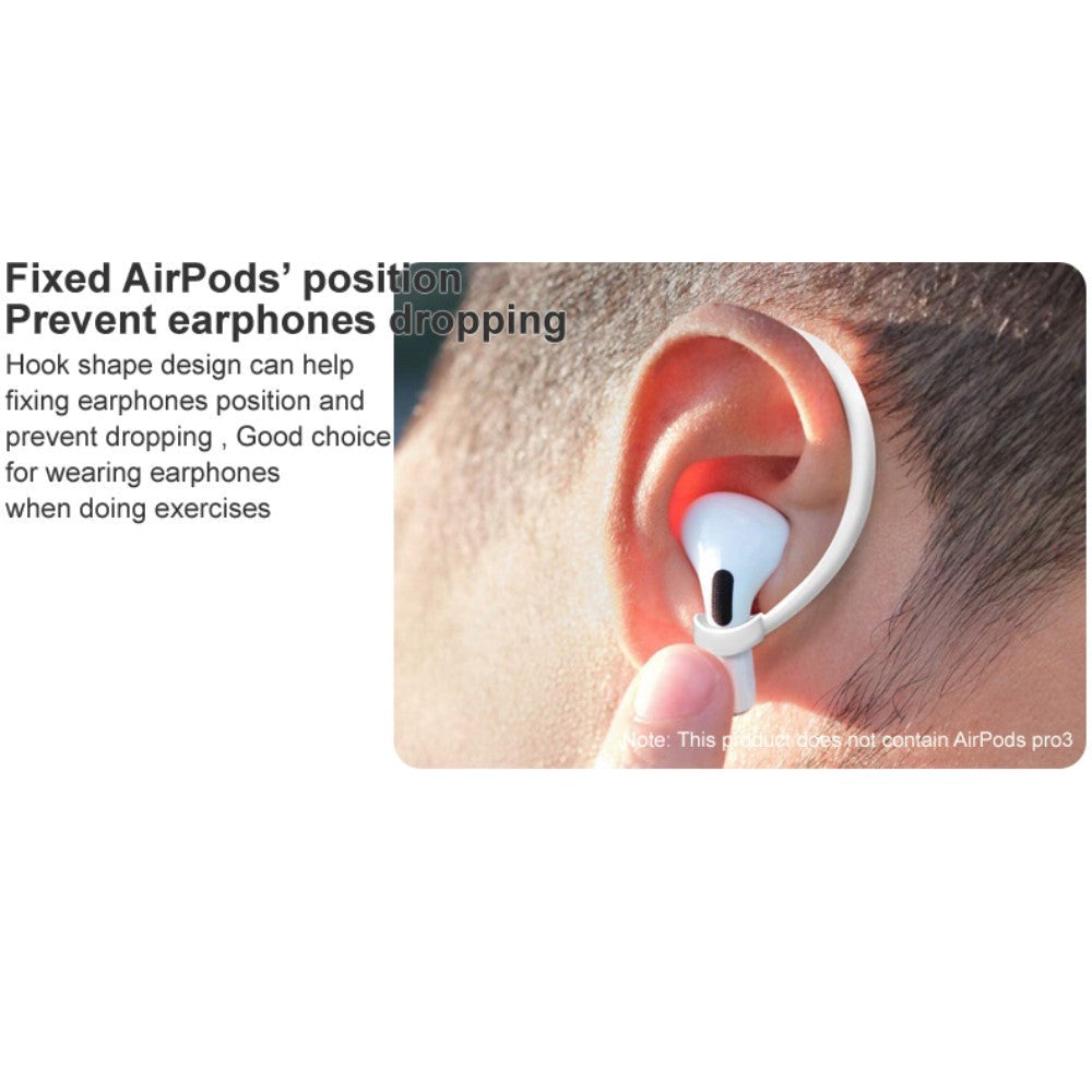 AirPods IMAK sports ørekroge - Hvid