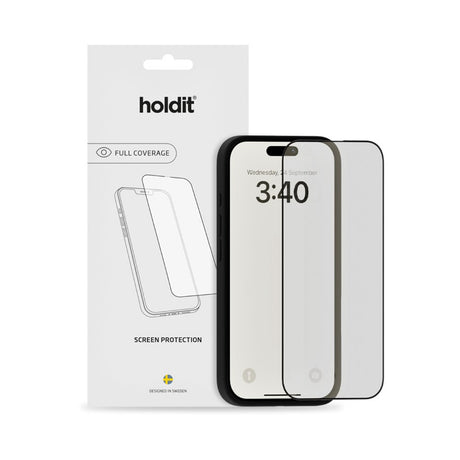 Samsung Galaxy A34 (5G) Holdit Hærdet Glas Skærmbeskyttelse 9H - Sort Kant