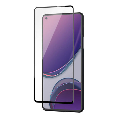 OnePlus 9 Deltaco Hærdet Skærmglas - Gennemsigtig / Sort Kant