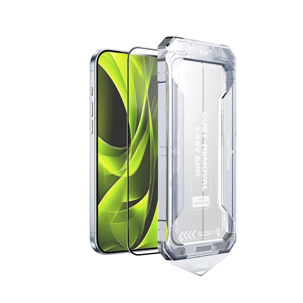 Mobile Origin iPhone 18 Pro Max Beskyttelsesglas m. Easy Applicator - Gennemsigtig
