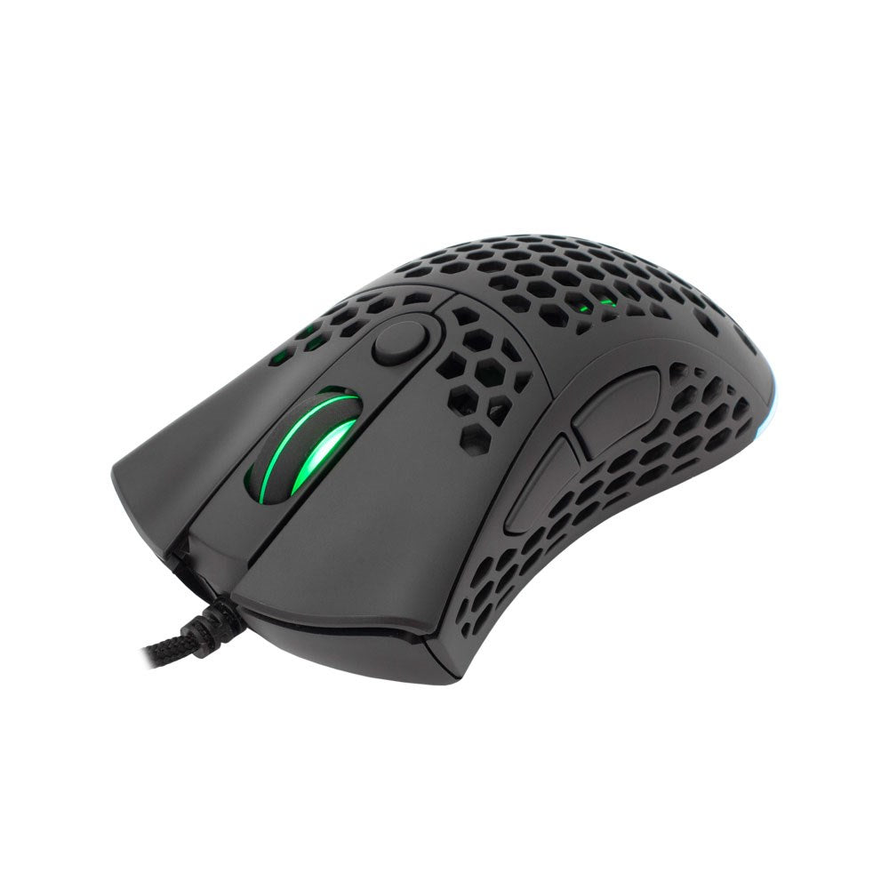 White Shark SHURIKEN 6D / 19000 DPI Gaming Mus - Sort