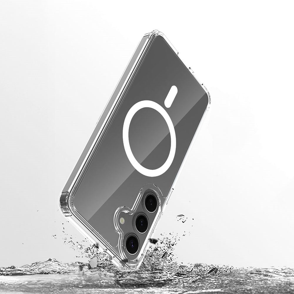 Samsung Galaxy S26 Spello Mag+ Clear Cover - MagSafe Kompatibel - Gennemsigtig