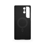 Samsung Galaxy S26 Ultra Spello Mag+ Carbon Cover - MagSafe Kompatibel - Sort