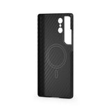 Samsung Galaxy S26 Ultra Spello Mag+ Carbon Cover - MagSafe Kompatibel - Sort