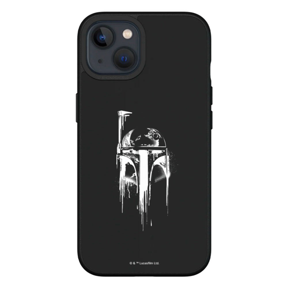 iPhone 13 RhinoShield SolidSuit Håndværker Cover m. Star Wars - Boba Fett - Spray Black