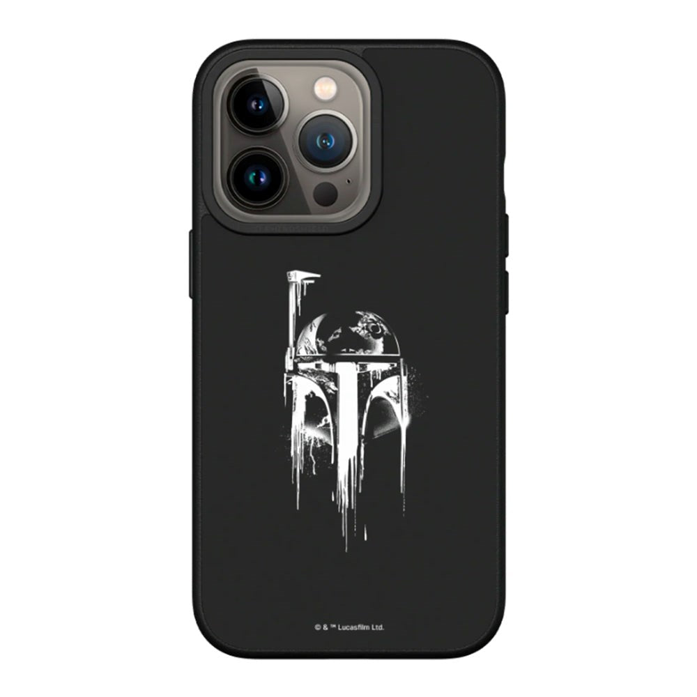 iPhone 13 Pro RhinoShield SolidSuit Håndværker Cover m. Star Wars - Boba Fett - Spray Black