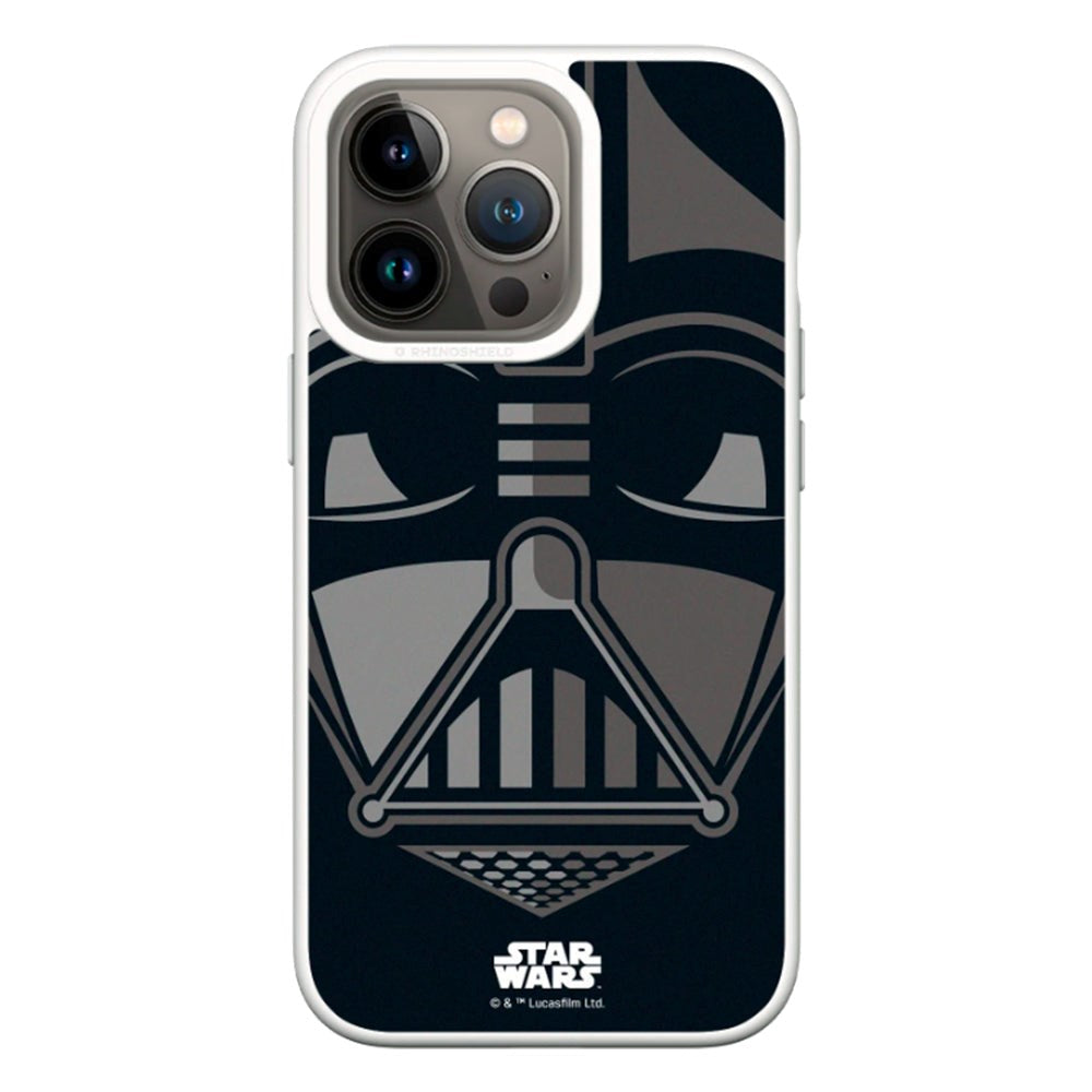 iPhone 13 Pro RhinoShield SolidSuit Håndværker Cover m. Star Wars - Darth Vader Hvid