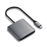 Satechi 4-in-1 USB-C Hub 4 x USB-A 3.0 Porte - Space Grey