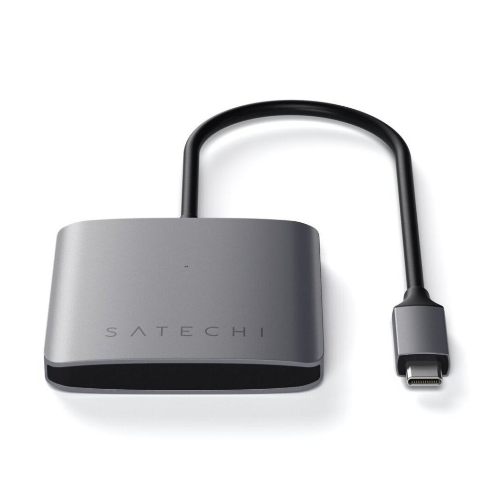 Satechi 4-in-1 USB-C Hub 4 x USB-A 3.0 Porte - Space Grey