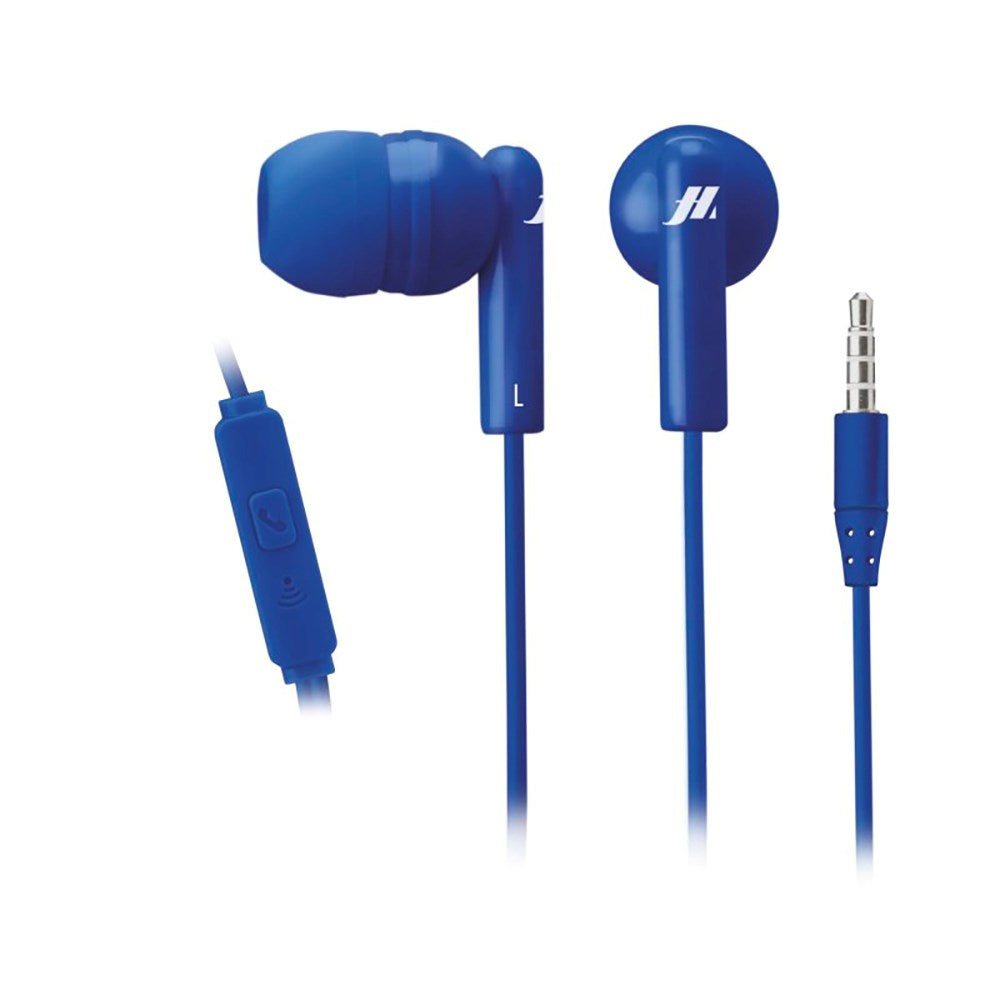 MUSIC HERO Tune Stereo In-Ear Headset m. Jackstik 3.5mm & Mikrofon - Blå