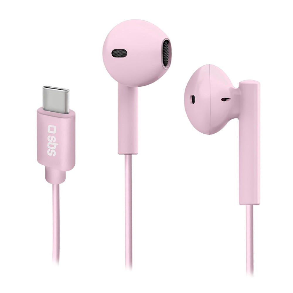 SBS Studio Mix 65 Høretelefon In-Ear m. USB-C & Mikrofon - Pink