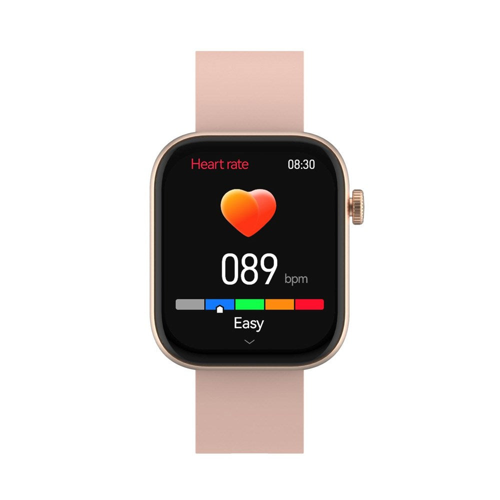 Denver SWC-185 Bluetooth Smartwatch med Indbygget Sundheds- & Sportstracker - Lyserød