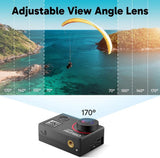 AKASO Action Kamera V50 Elite m. 4K - UHD - 60FPS - Sort