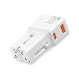 Rejse Adapter EU/US/UK/AU 25W - Mobile Origin - Hvid