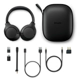 Philips Series 8000 Bluetooth Høretelefoner Over-Ear m. ANC, USB-A/C Receiver & Ledning - Sort