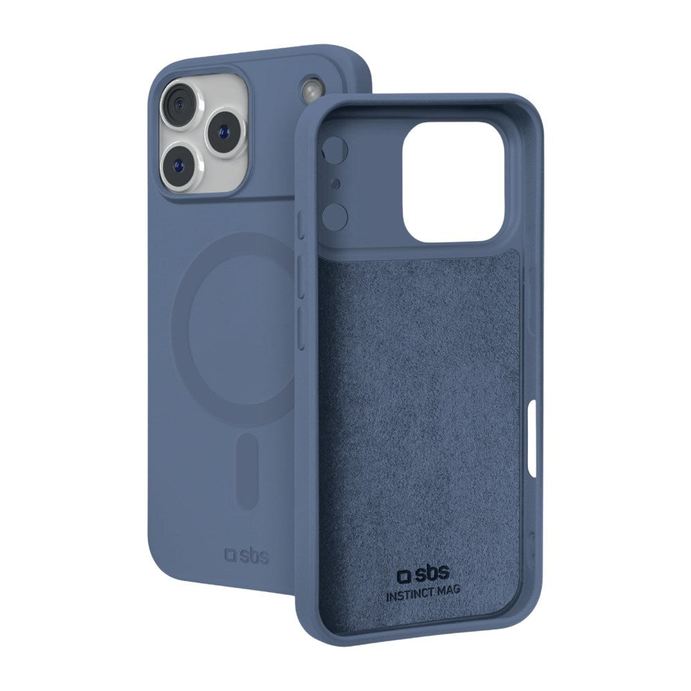 SBS iPhone 18 Pro Instinct Mag Mobilcover - MagSafe Kompatibel - Blå