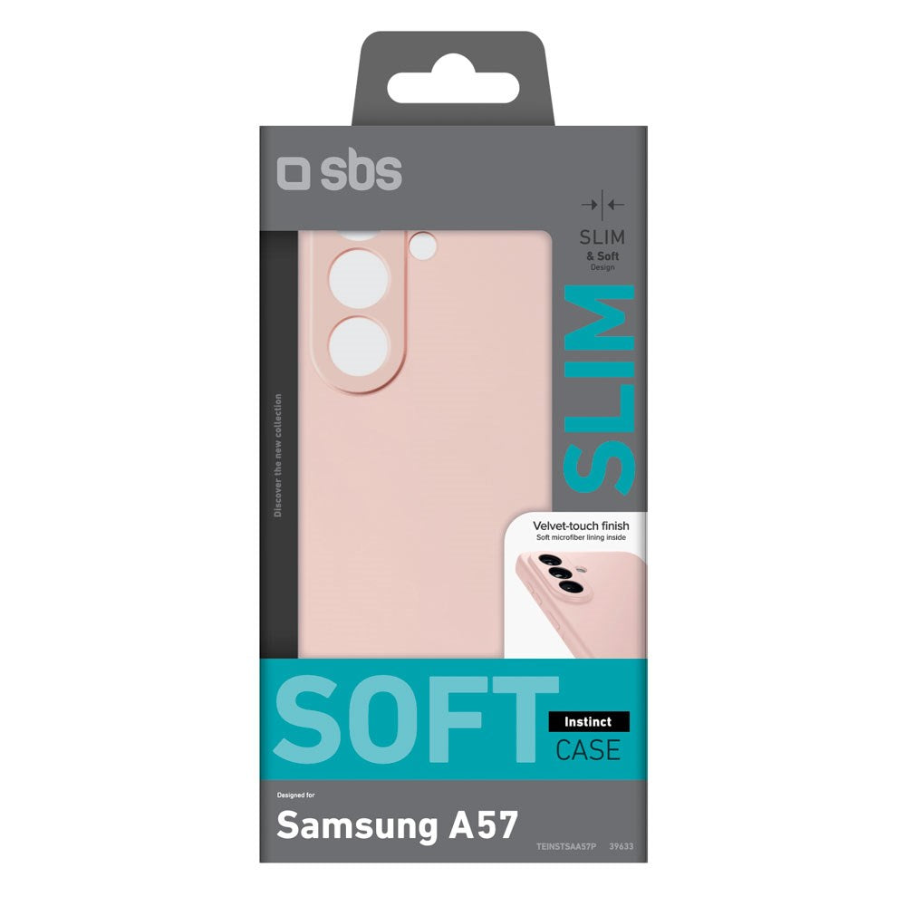 Samsung Galaxy A57 SBS Instinct Plast Bagside Cover - Lyserød