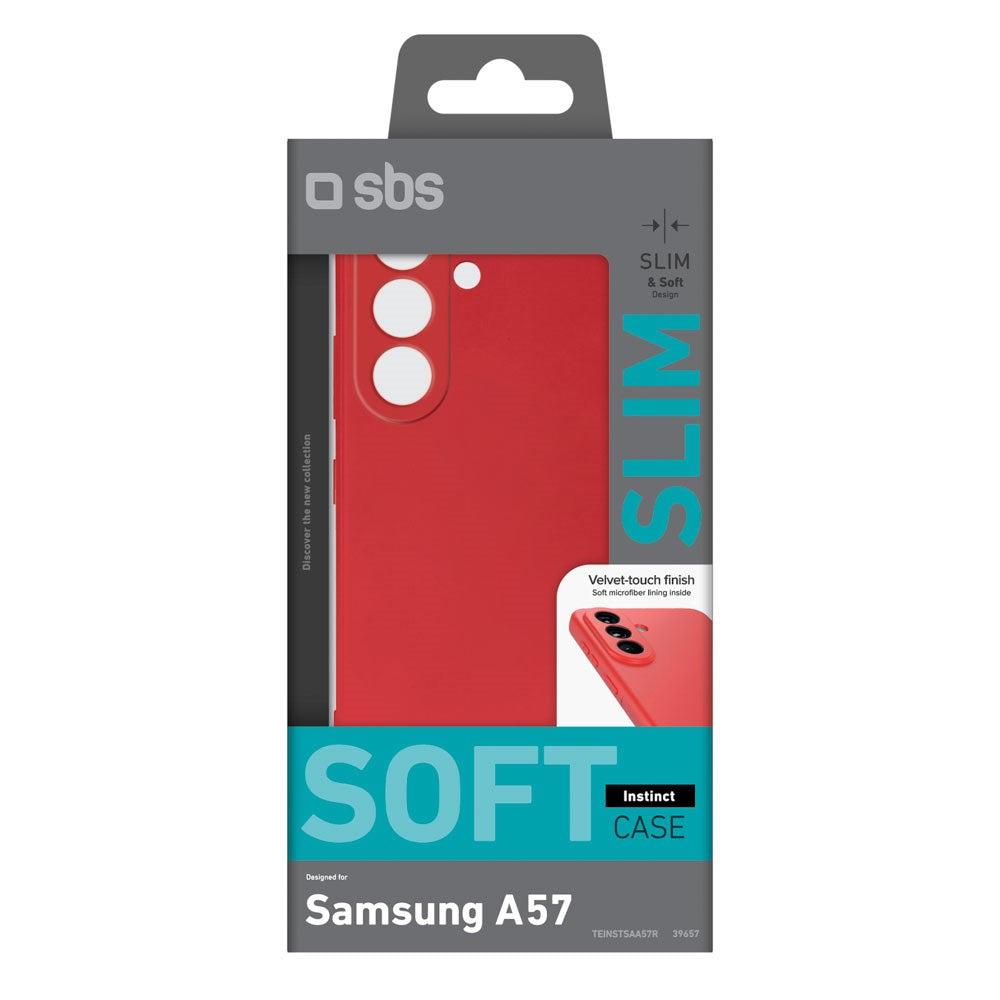 Samsung Galaxy A57 SBS Instinct Plast Bagside Cover - Rød