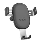 SBS Gravity Mobilholder til Bilens Ventilation - Max Mobil: 85mm - Sort