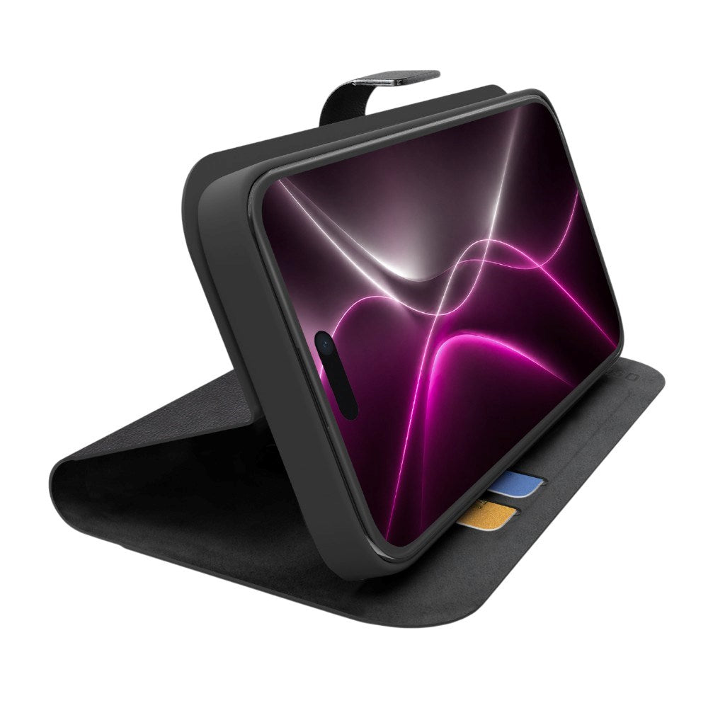 SBS iPhone 18 Pro Max Wallet Smart Flip Mobil Cover - Sort