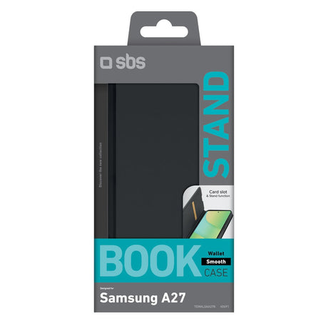 Samsung Galaxy A27 SBS Wallet Soft Touch Flip Cover - Sort