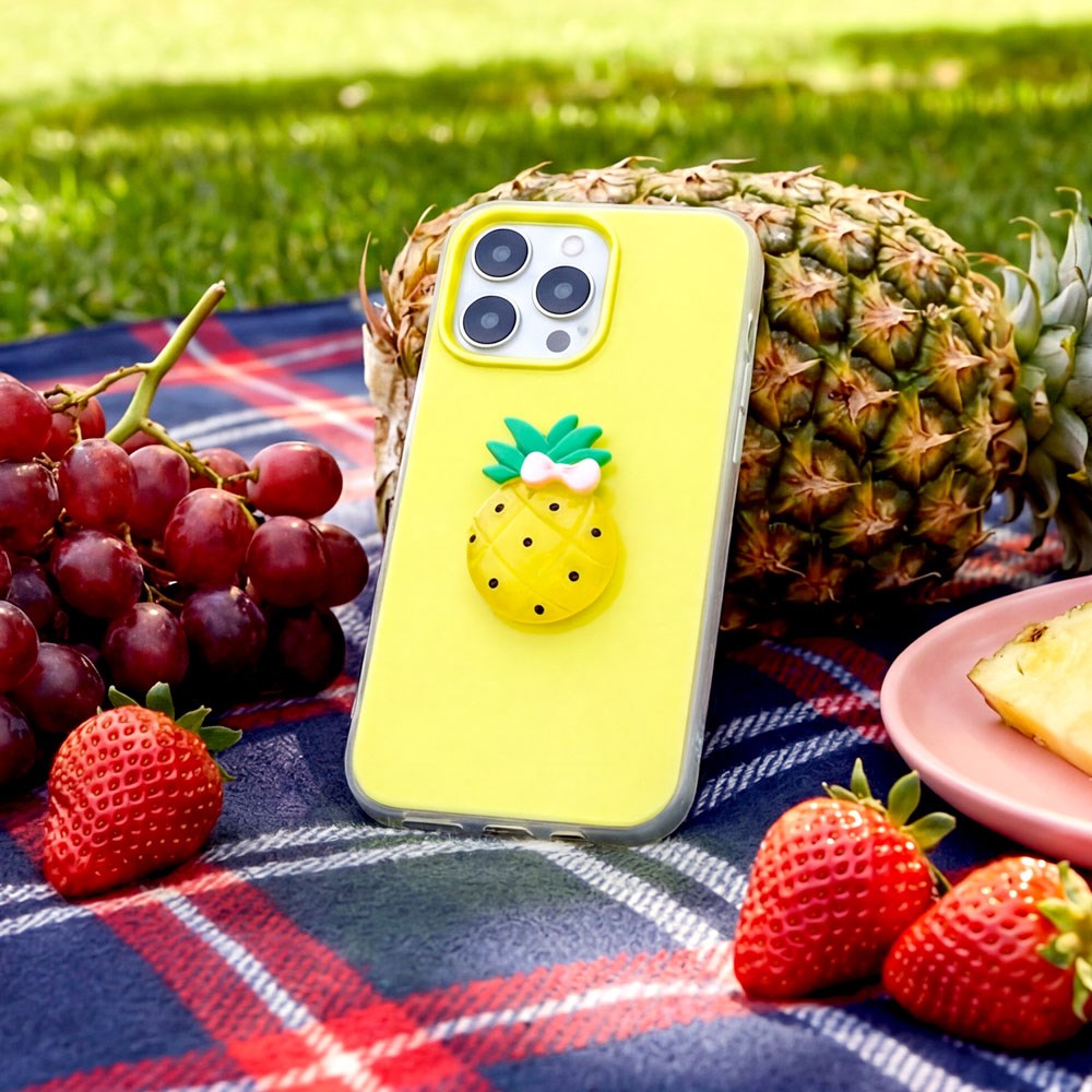 iPhone 17 Pro TFO 3D Frugt Case - Ananas