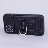 iPhone 11 Defender Håndværker Bagside Cover m. Magnetisk Kickstand & Cam Slider - Sort