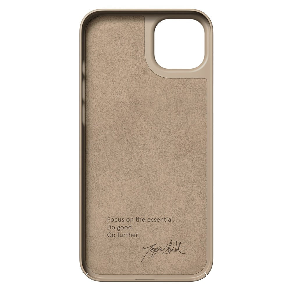 Nudient Thin Case iPhone 14 Plus Bagside Cover - MagSafe Kompatibel - Clay Beige