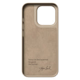 Nudient Thin Case iPhone 14 Pro Bagside Cover - Clay Beige