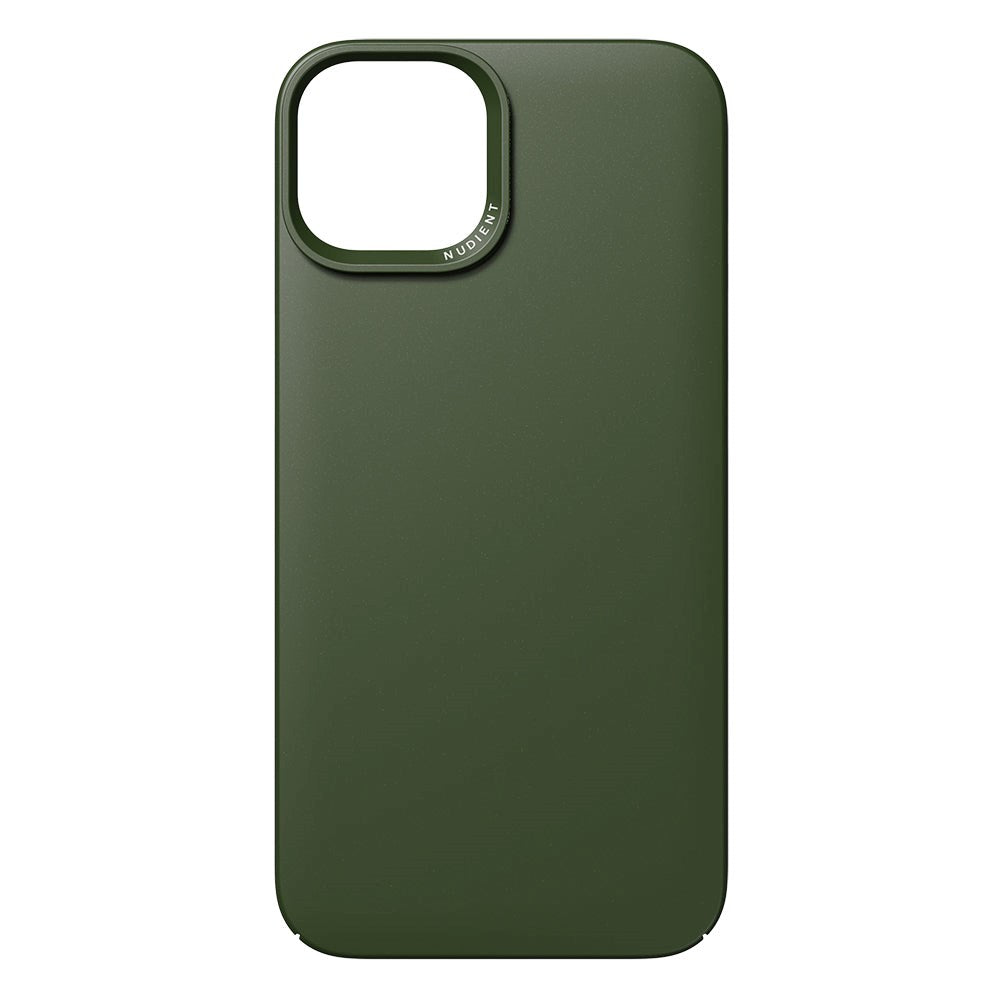 Nudient Thin Case iPhone 14 Bagside Cover - MagSafe Kompatibel - Pine Green