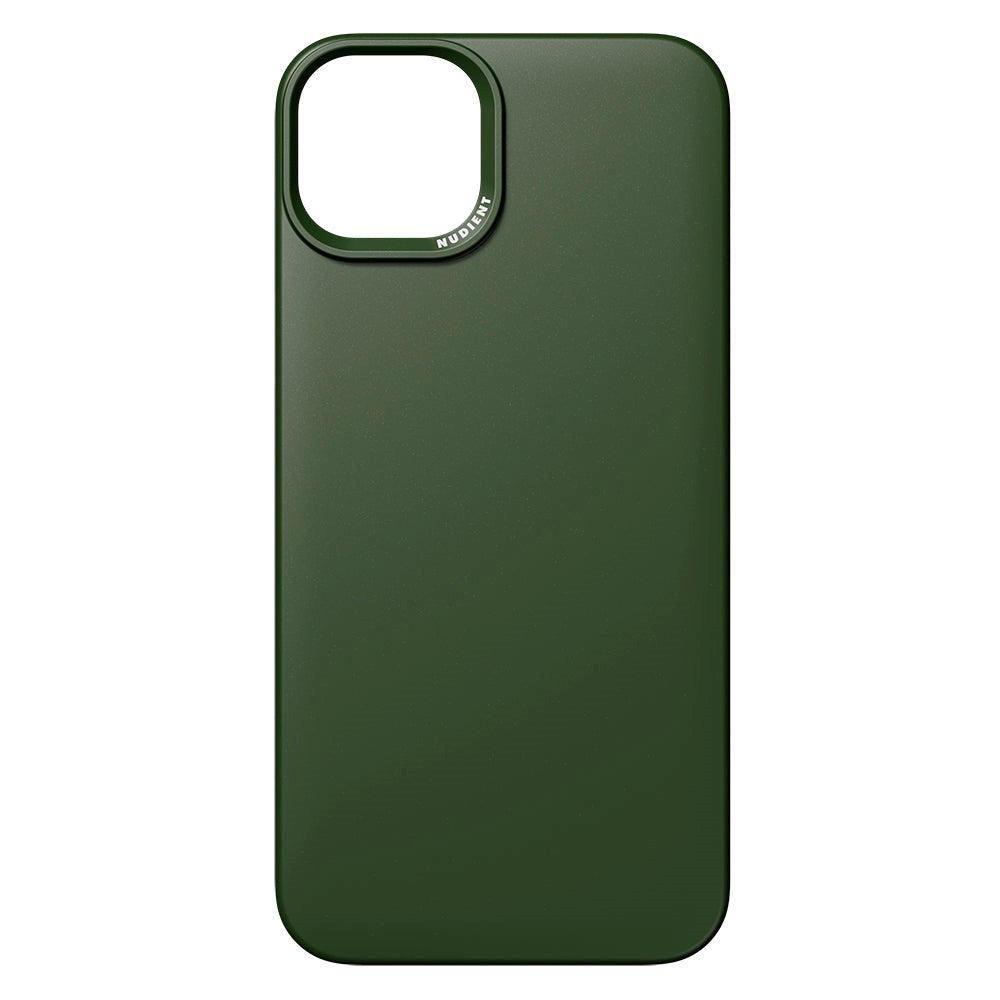 Nudient Thin Case iPhone 15 Plus Bagside Cover - MagSafe Kompatibel - Pine Green